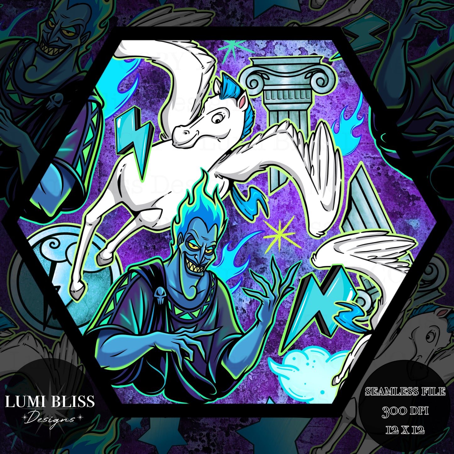 Good and Evil Seamless