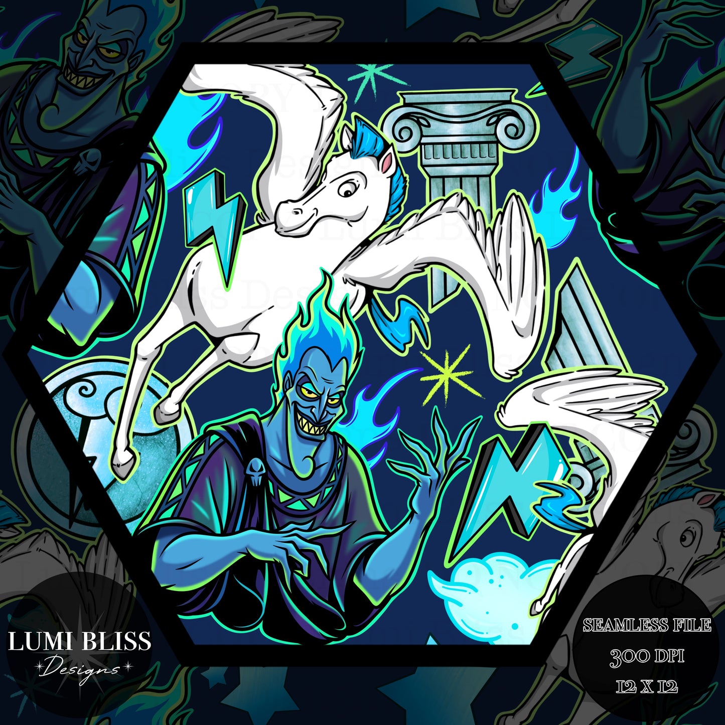 Good and Evil Seamless