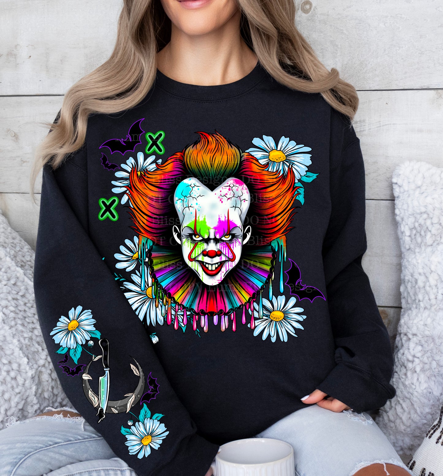 Horror Floral Pennywise w/sleeves/spine