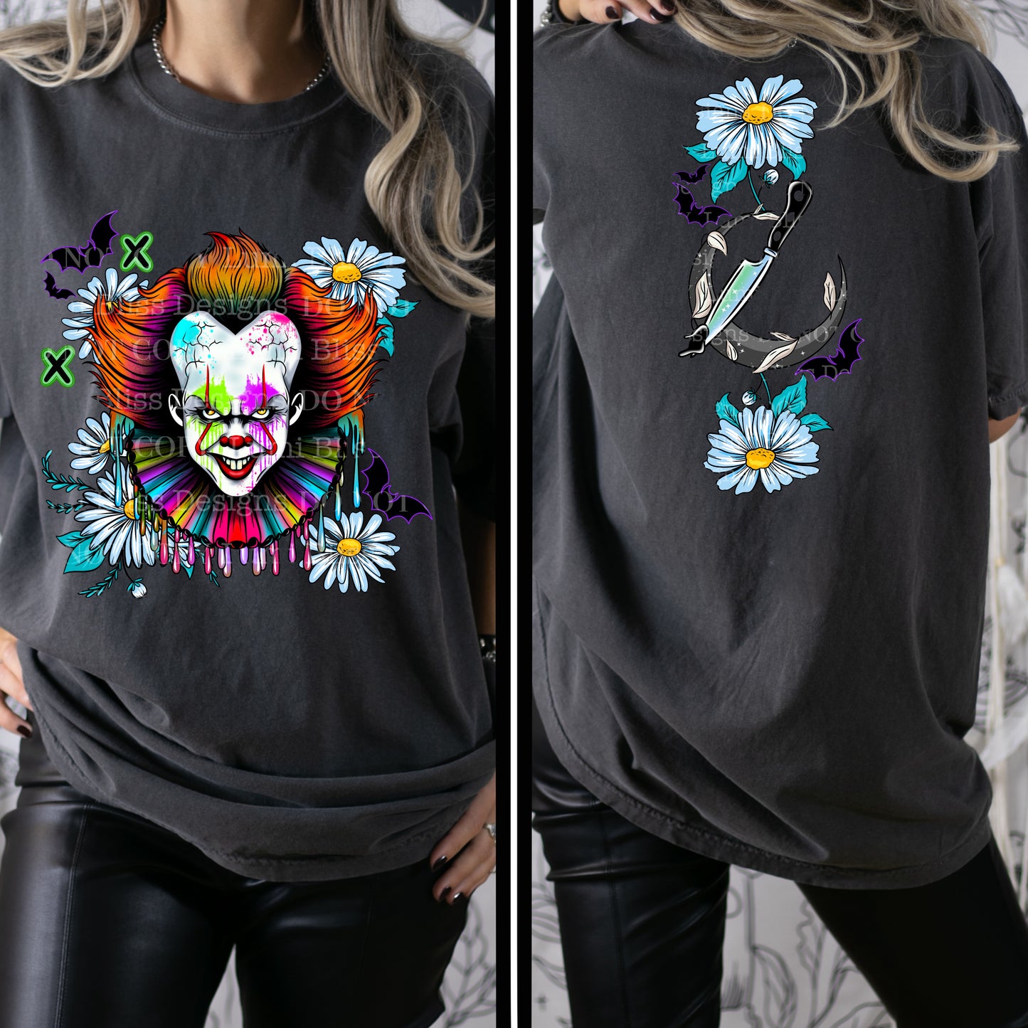 Horror Floral Pennywise w/sleeves/spine