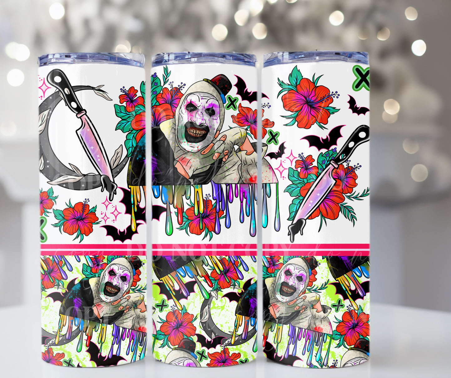 Horror Floral Art 20oz
