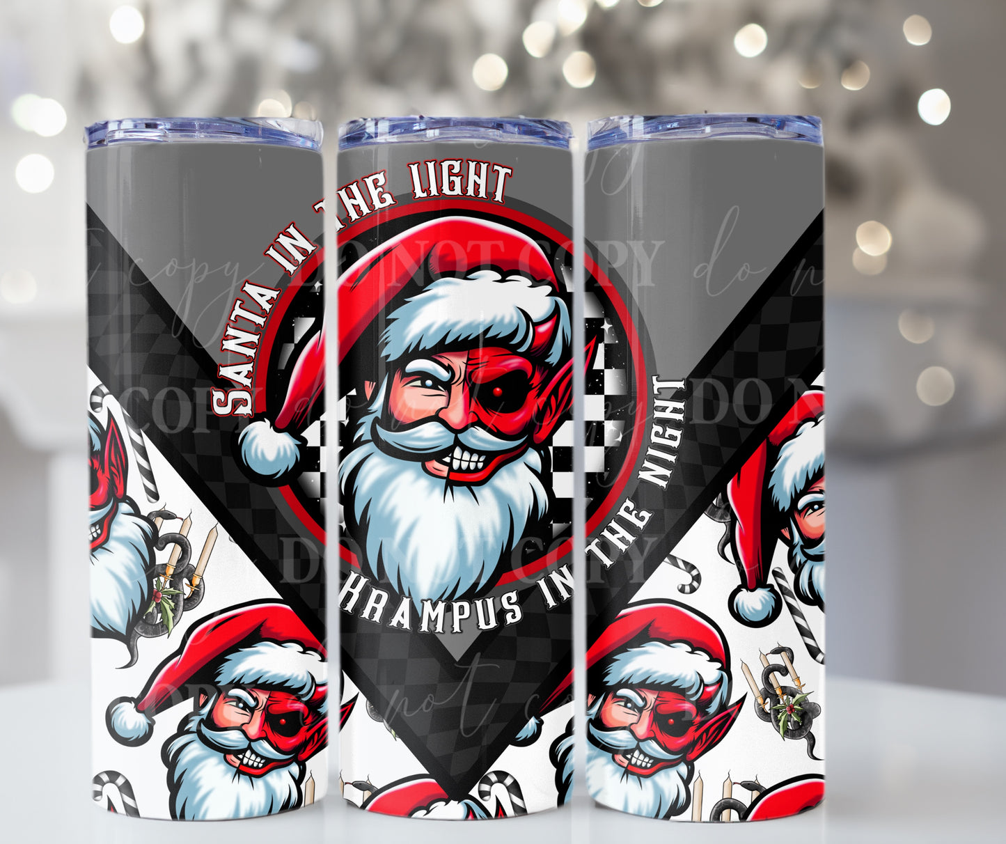 Santa-Krampus 20oz