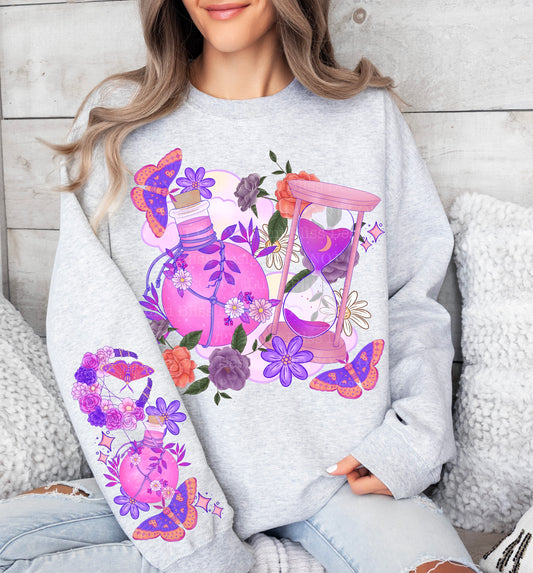 Dreamy florals w/sleeves