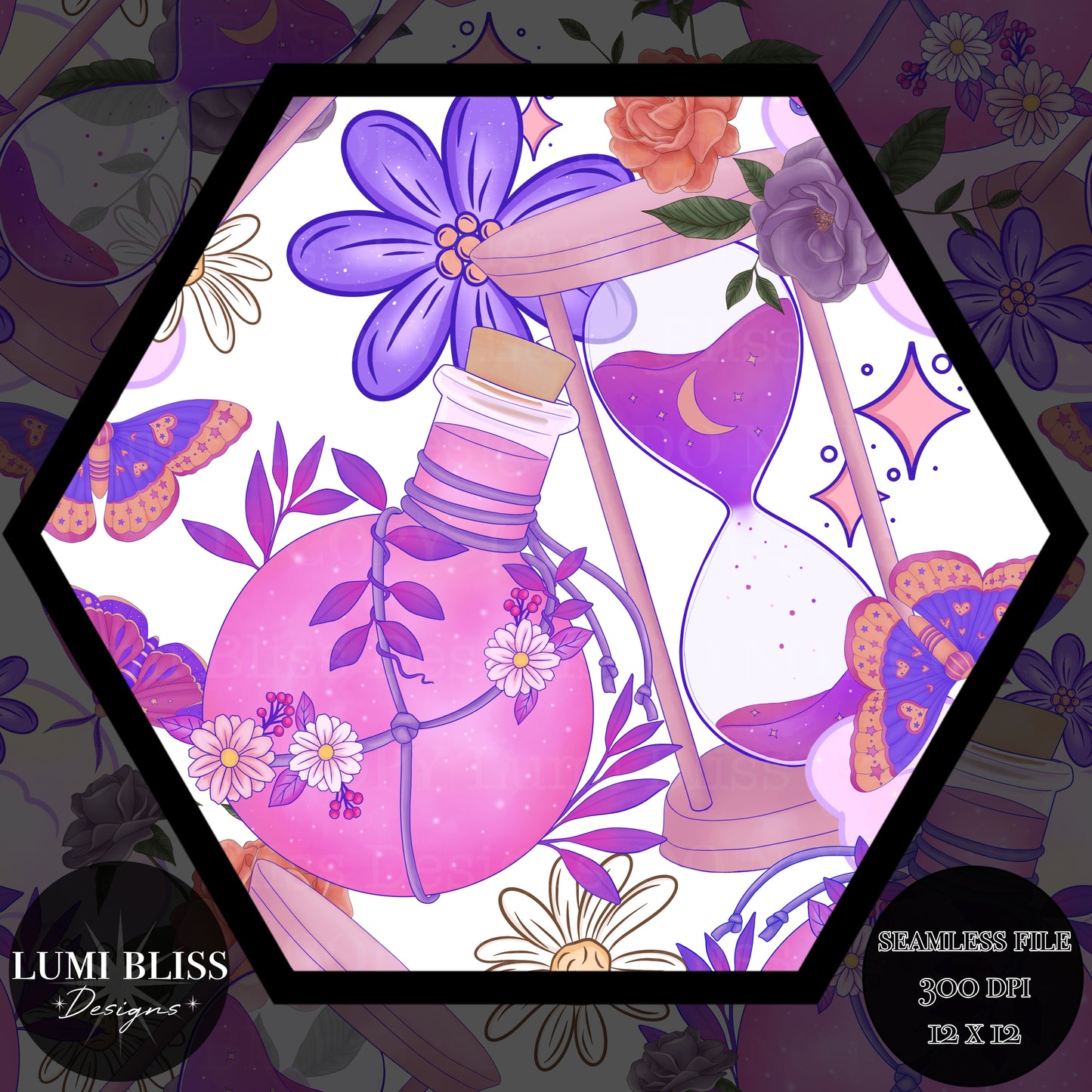 Dreamy florals Seamless