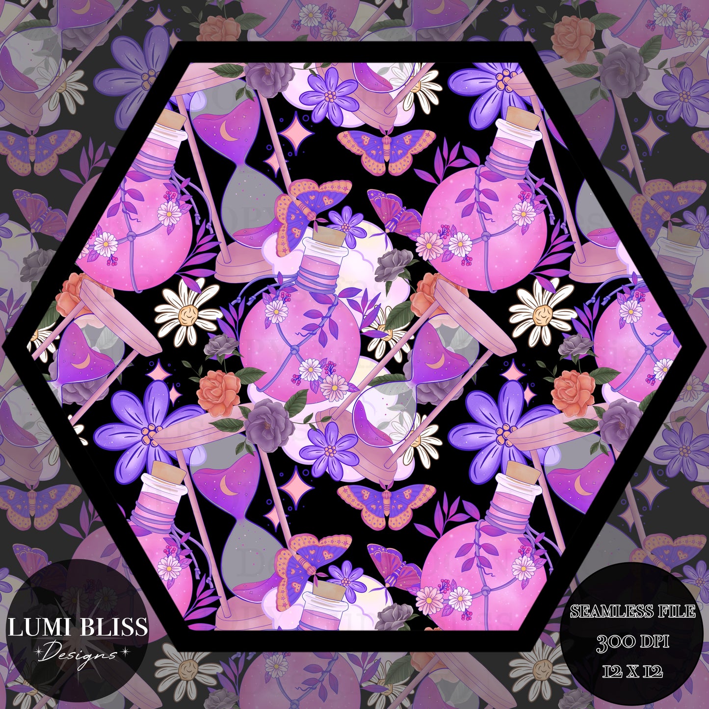 Dreamy florals Seamless