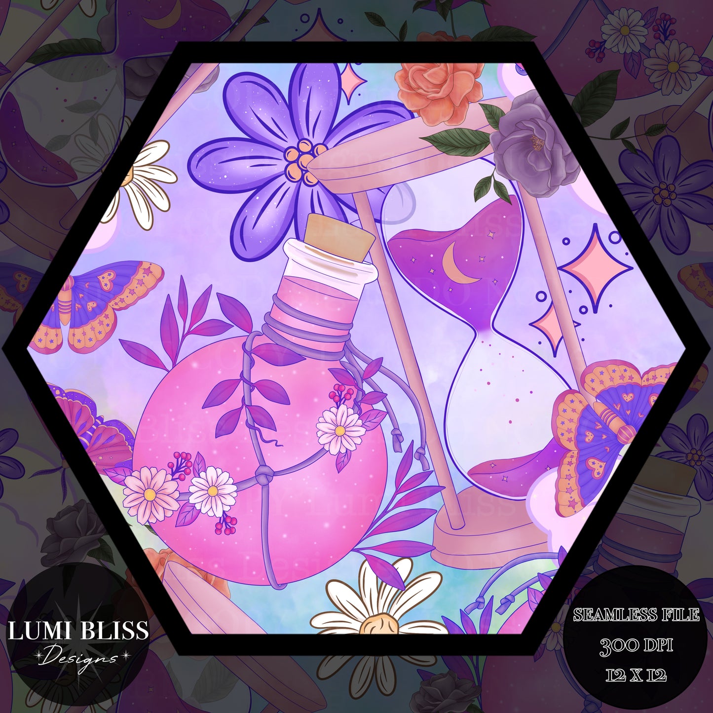 Dreamy florals Seamless