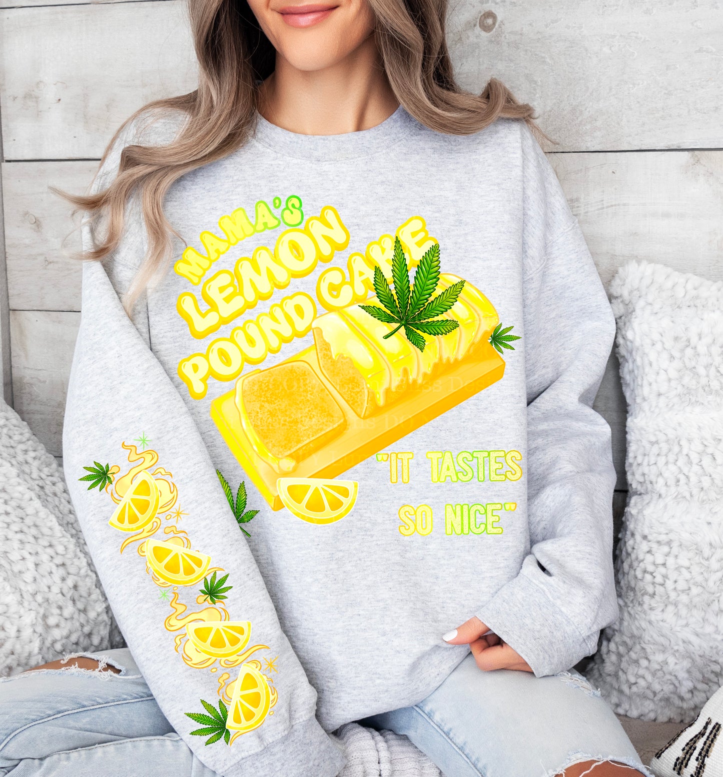 Lemon pound cake w/sleeves