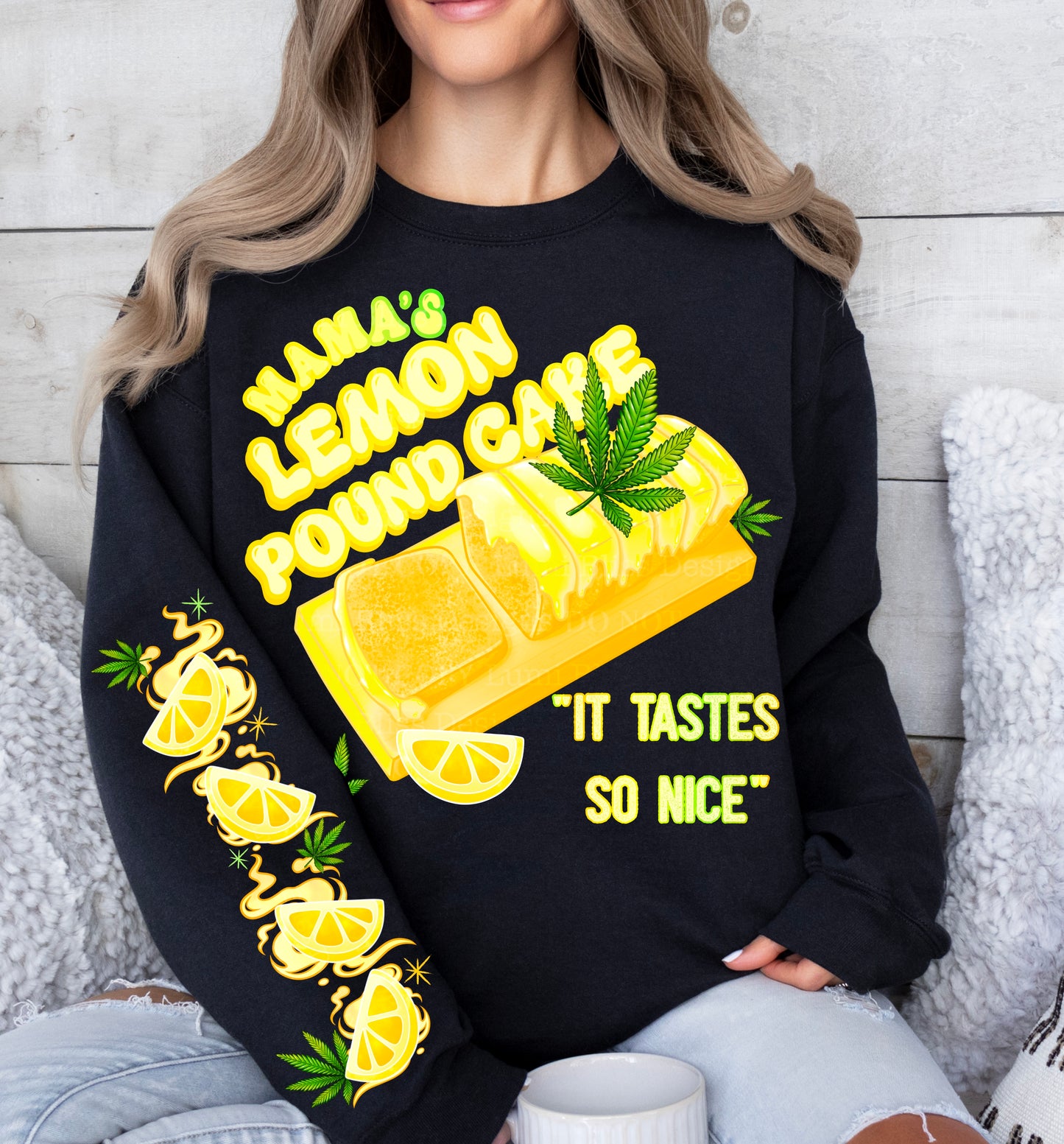 Lemon pound cake w/sleeves
