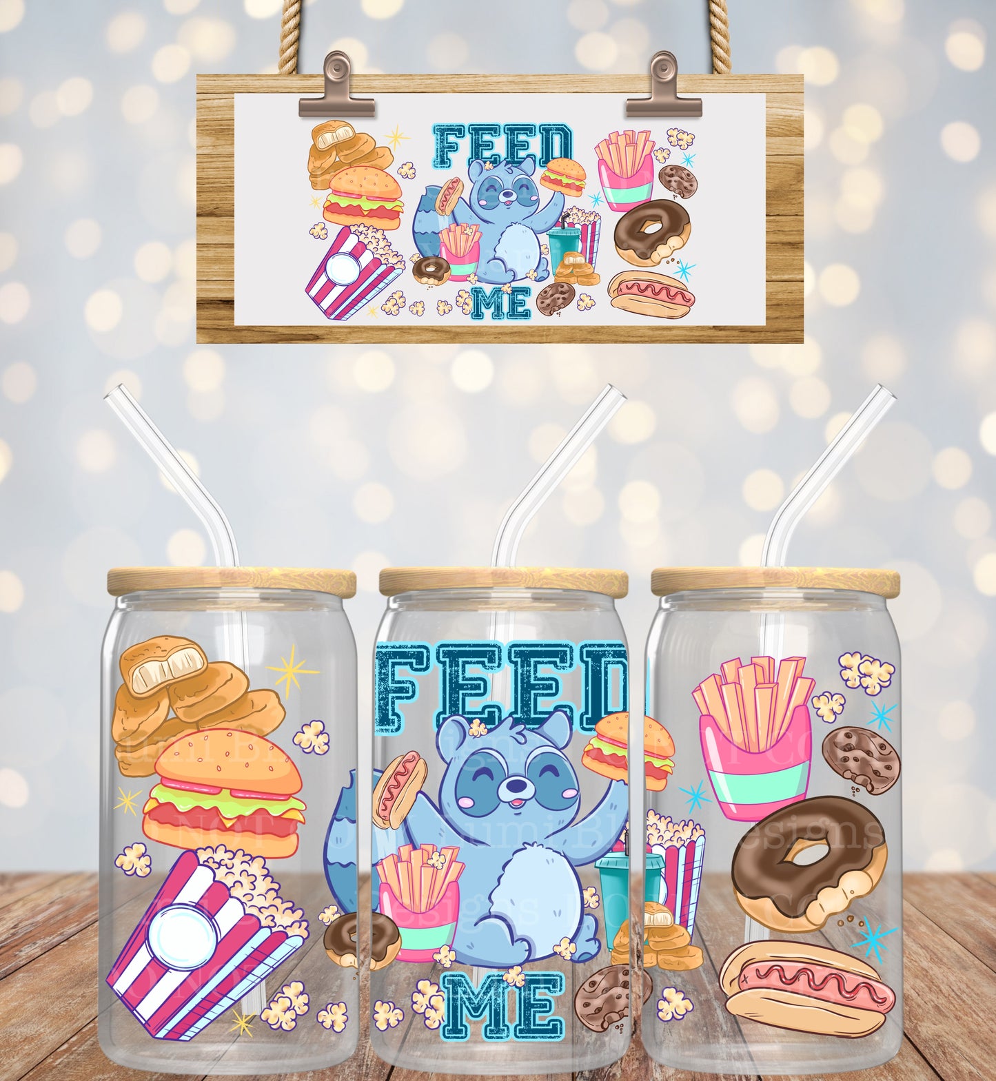 Feed Me/Trash Panda Set