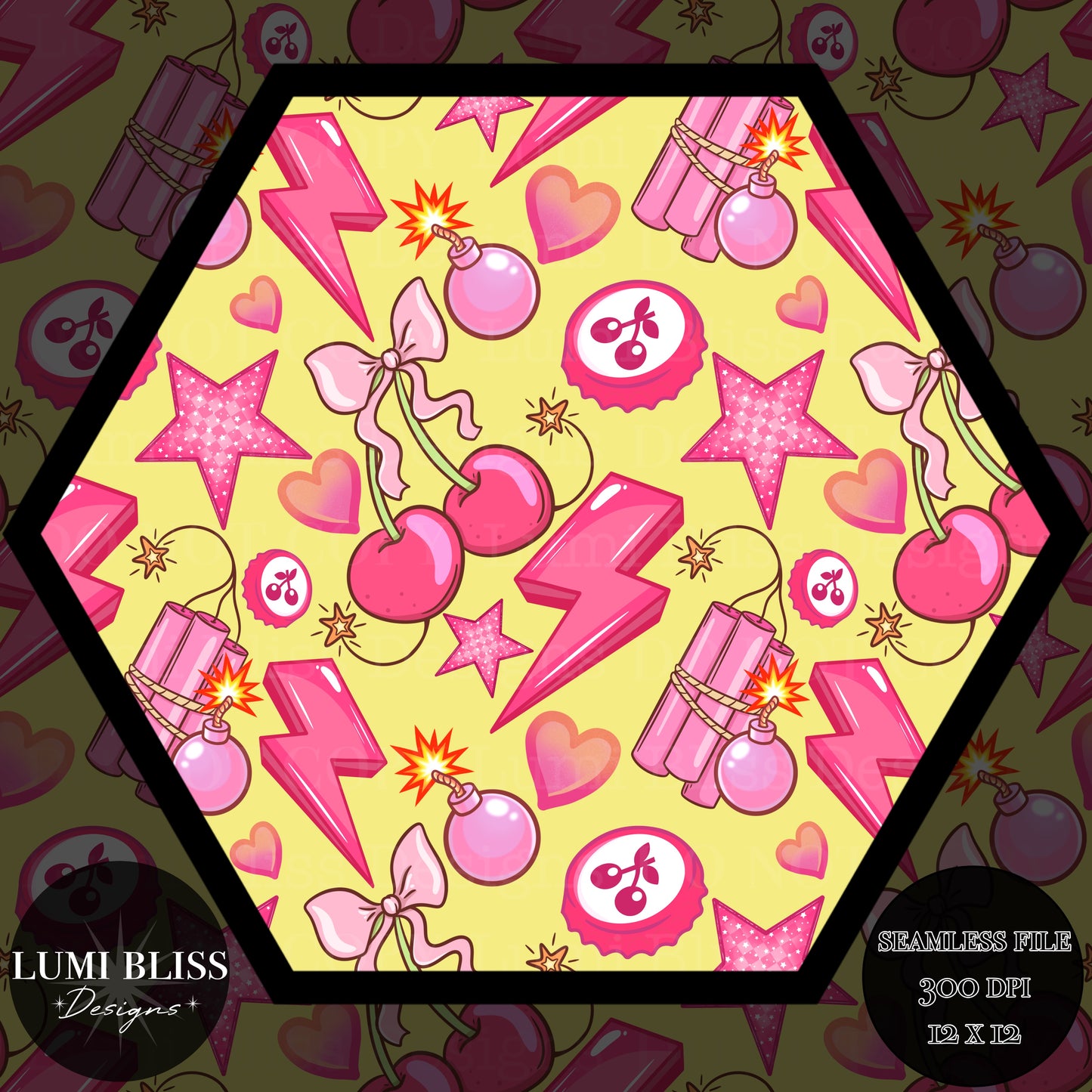 Cherry Bomb Seamless