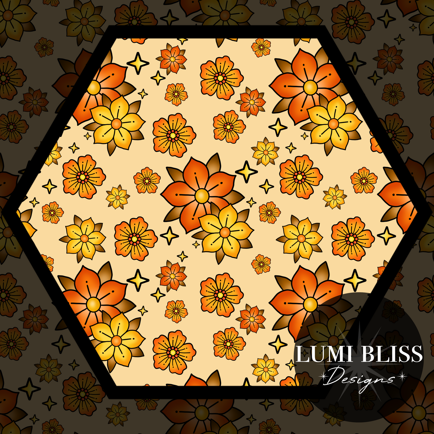 Thankful floral Seamless