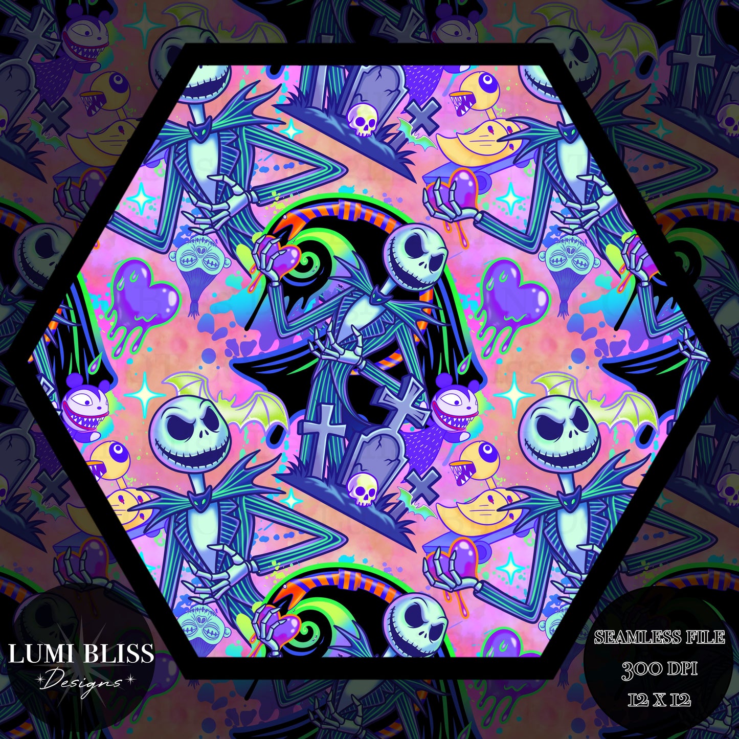 J Skells neon Seamless