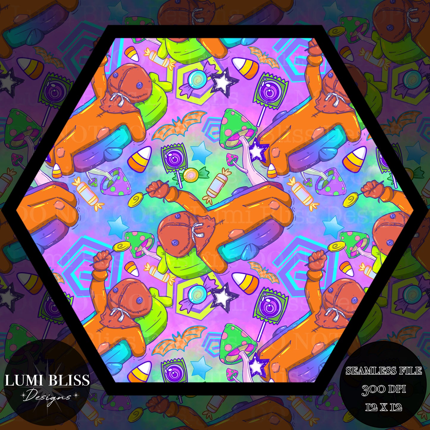Neon Sam Seamless