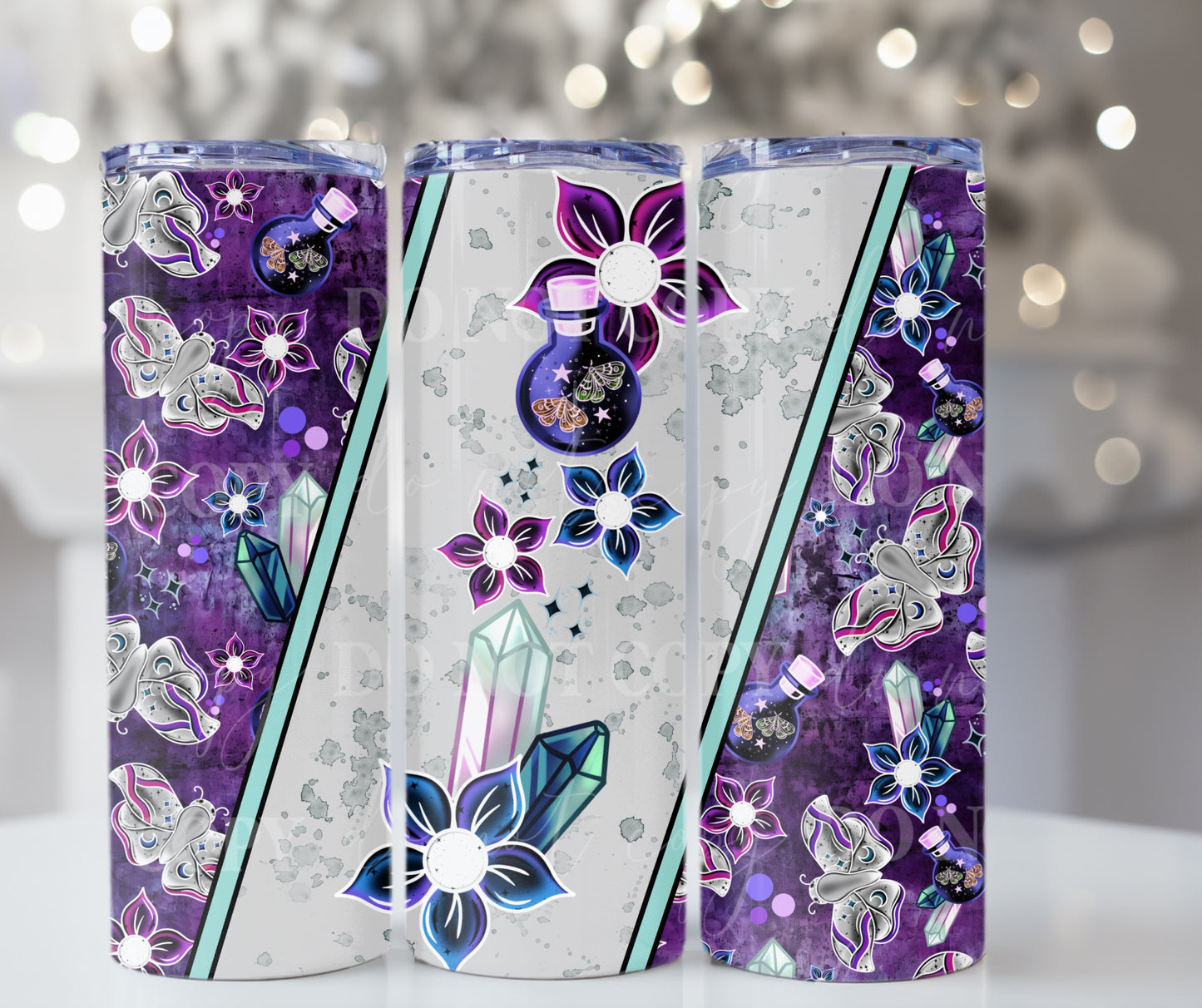 Magical Moths Purple 20oz