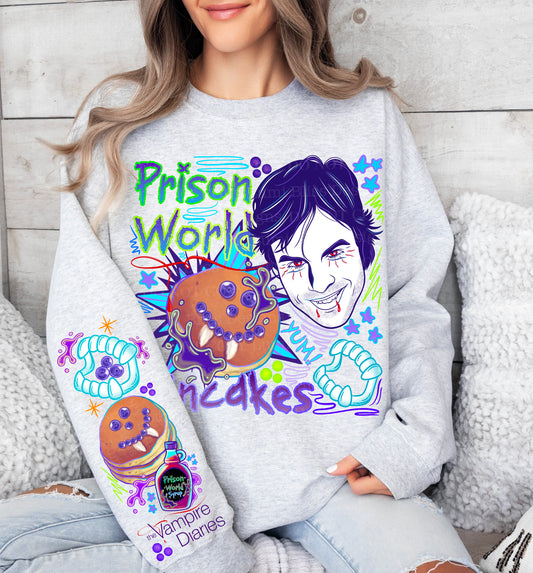 Prison World pancakes w/sleeves