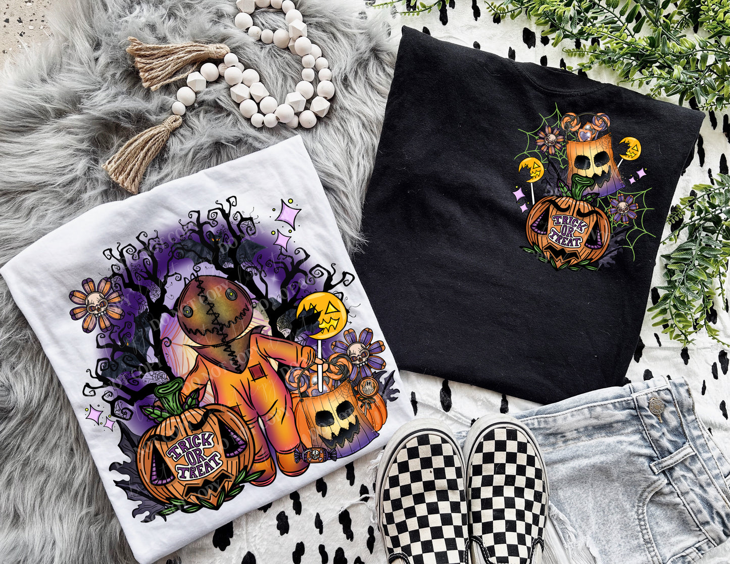 Trick or treat w/pocket-sleeve