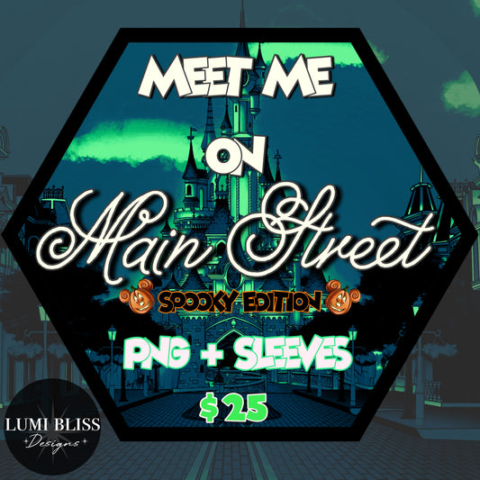 Main st. Spooky PNG+Sleeves Bundle