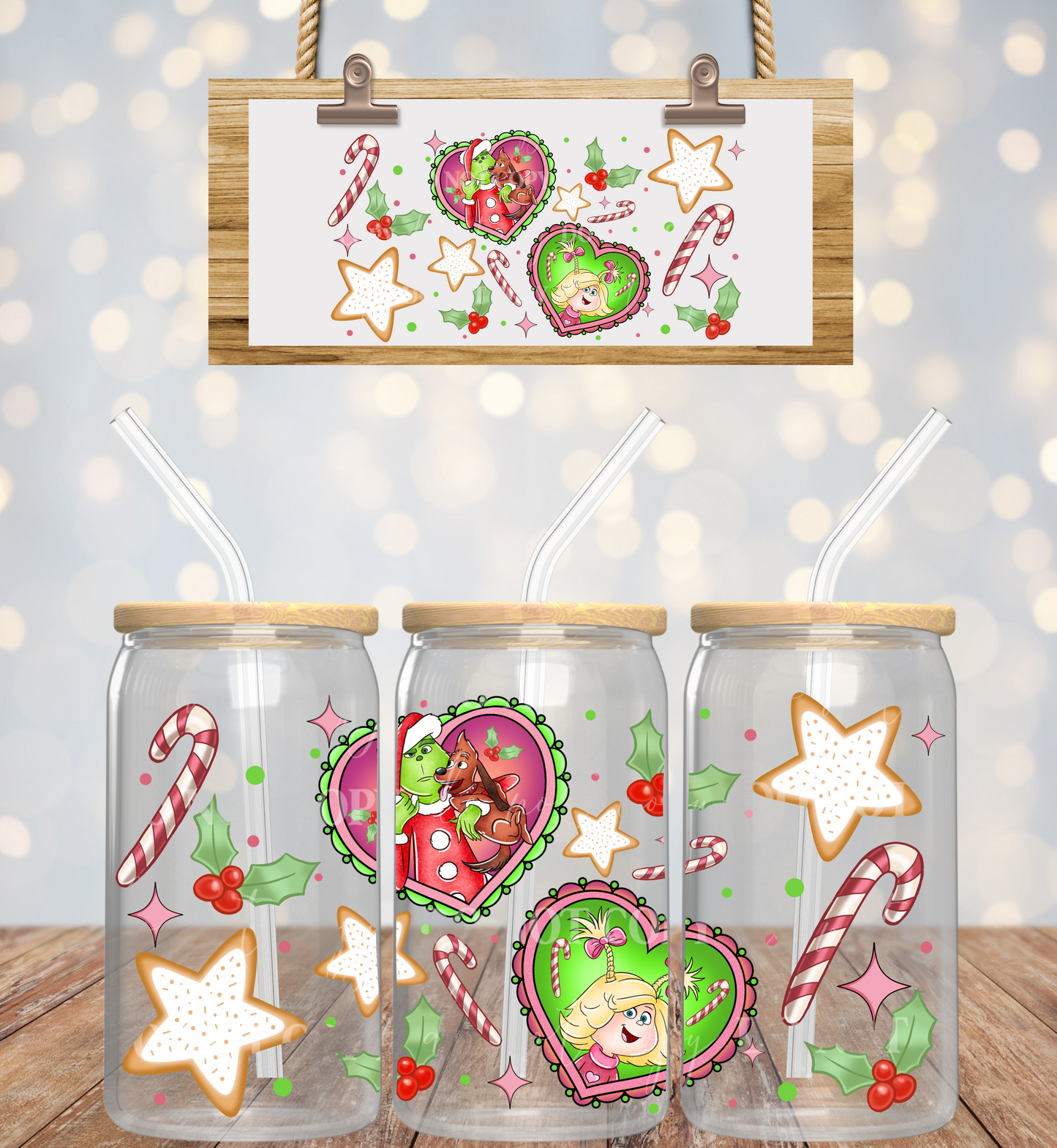 XMAS Hearts Set