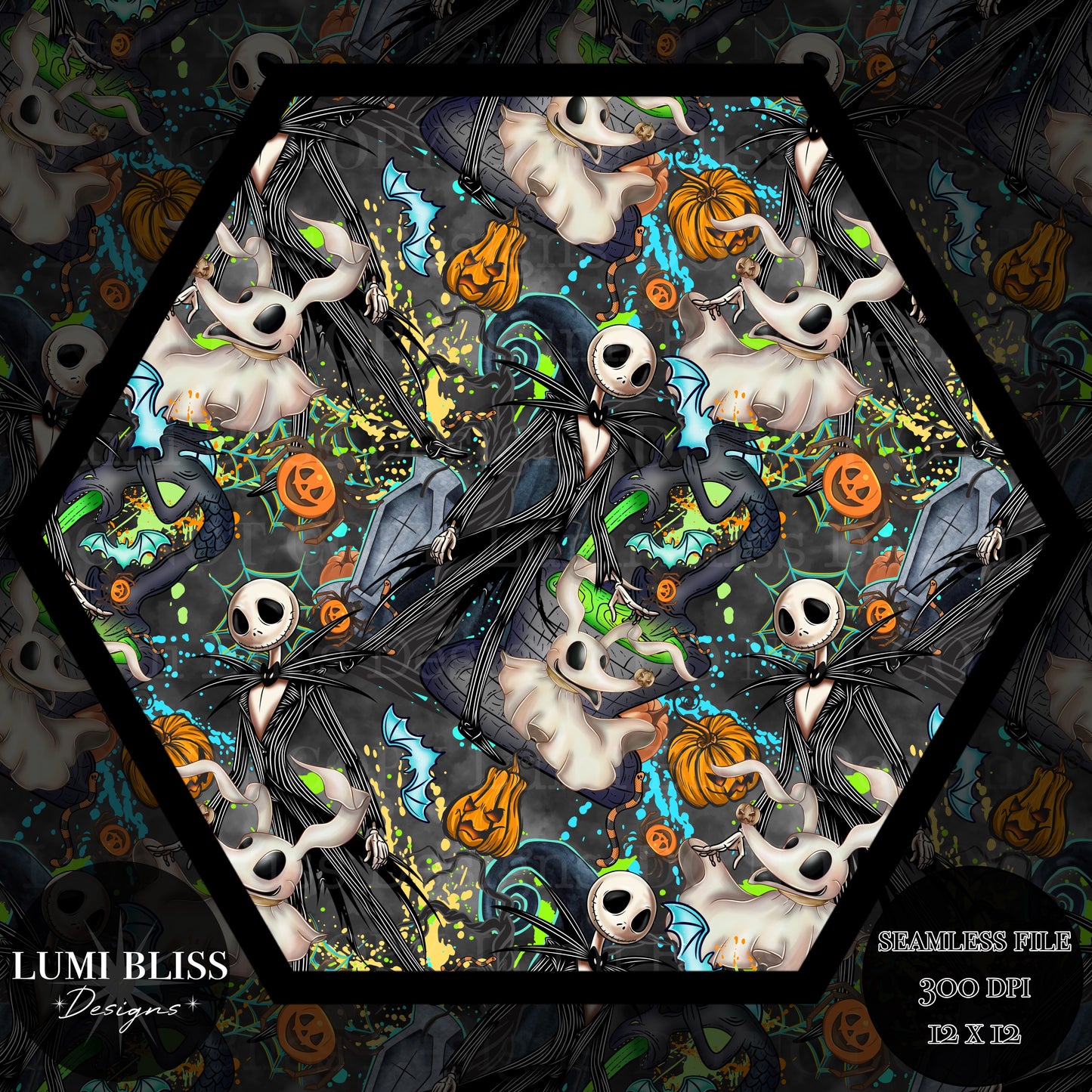 Pumpkin King Seamless