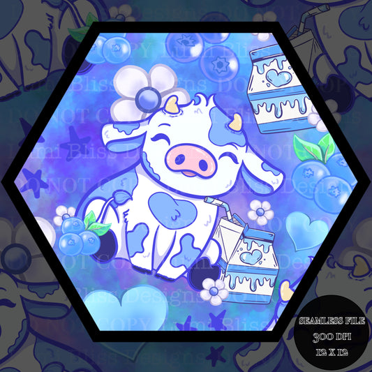 Blueberry Milk Seamless