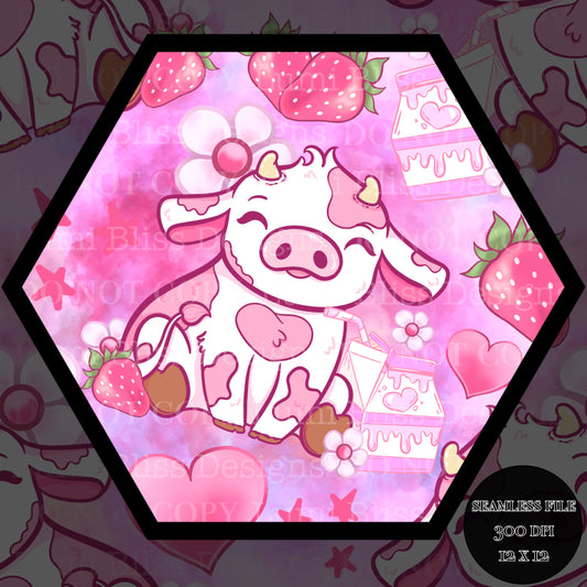 Strawberry Milk Seamless