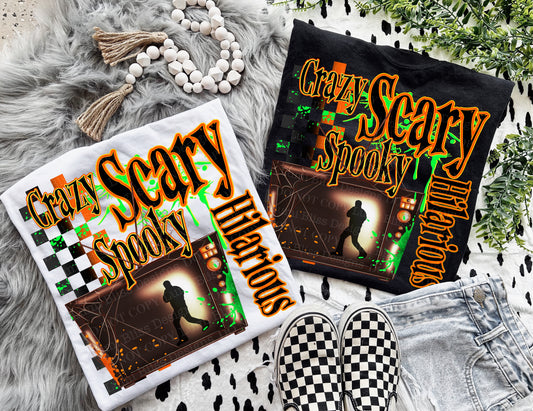 Crazy scary spooky