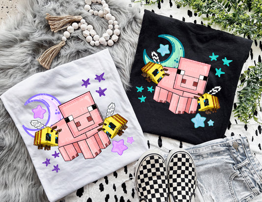 Moon & stars Pig