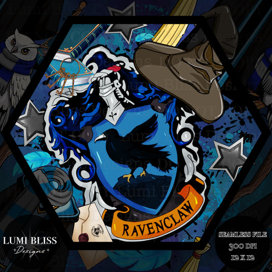 HP - Blue Seamless