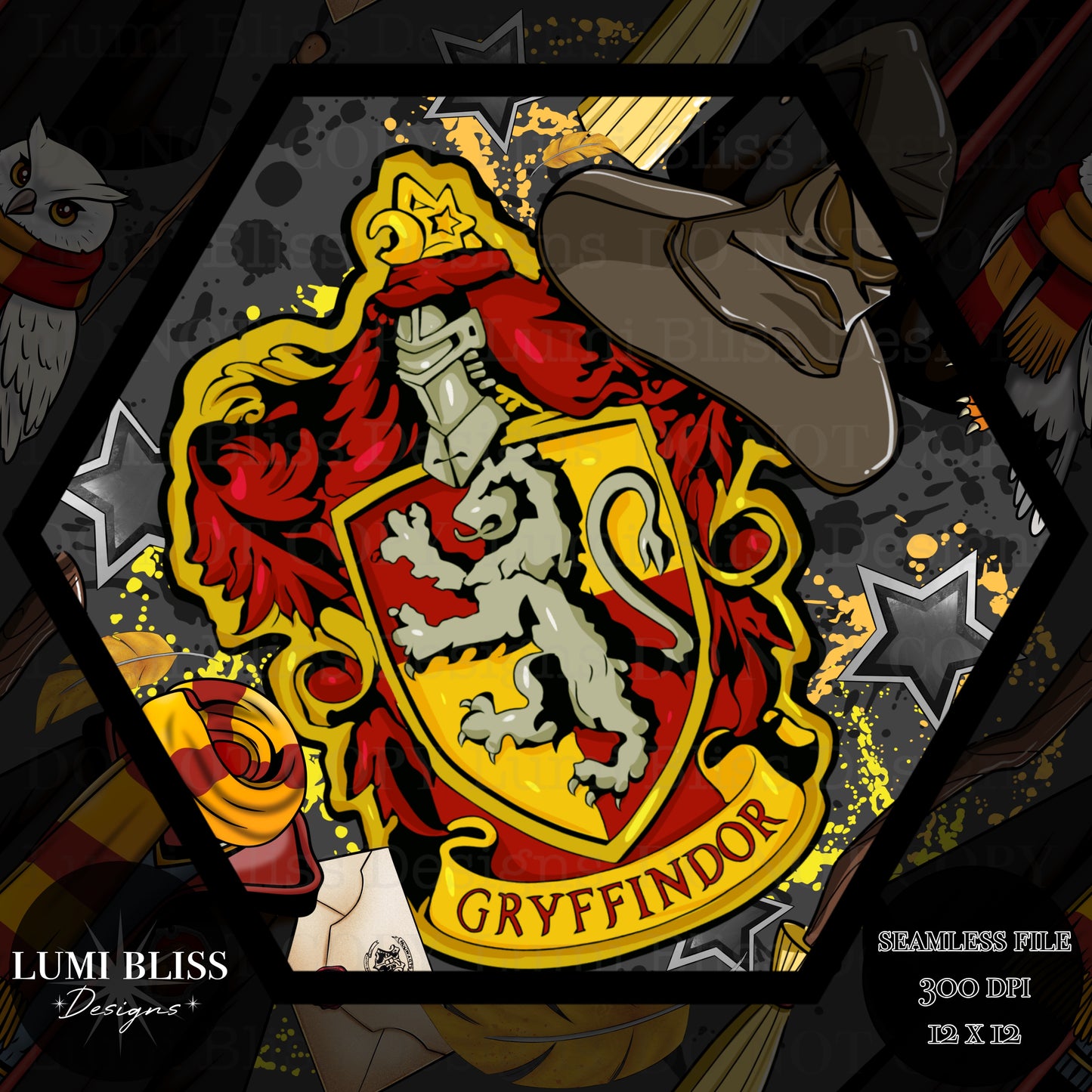 HP - Red Seamless