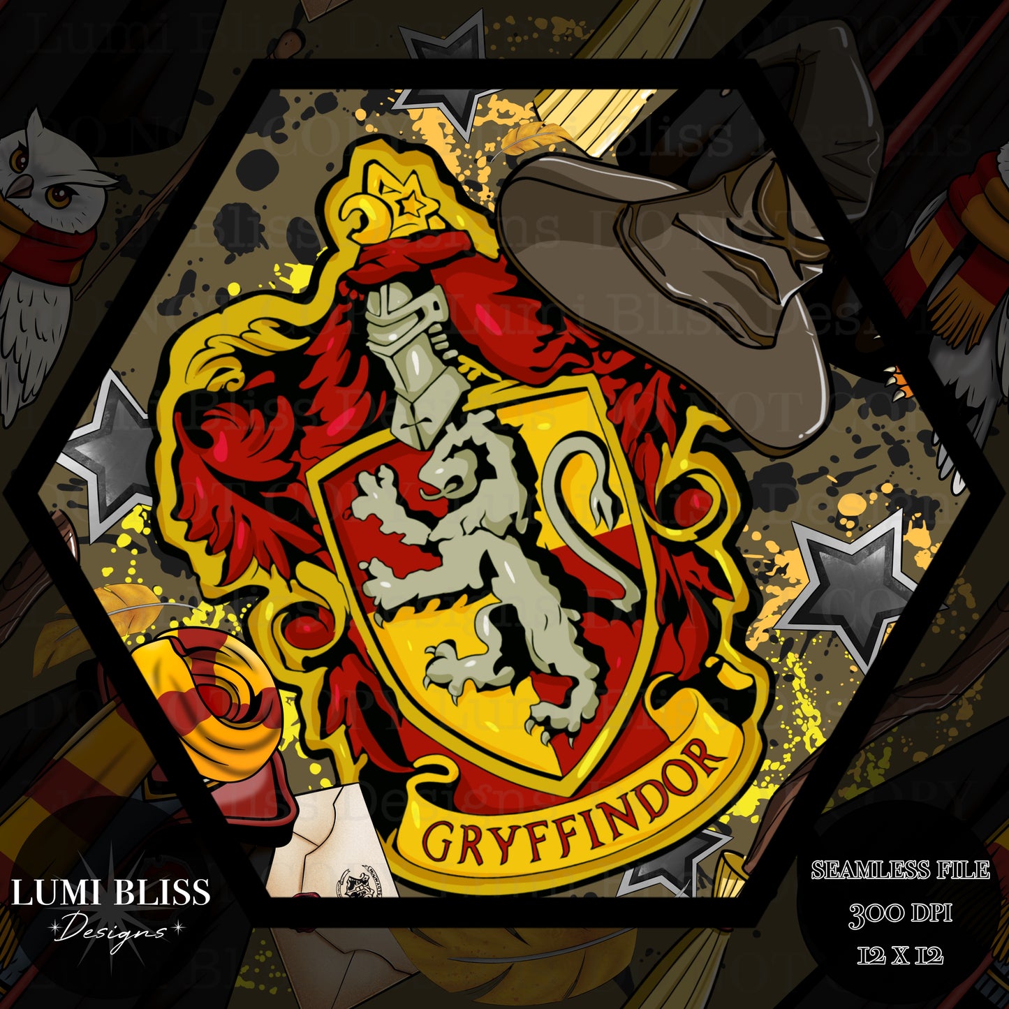 HP - Red Seamless