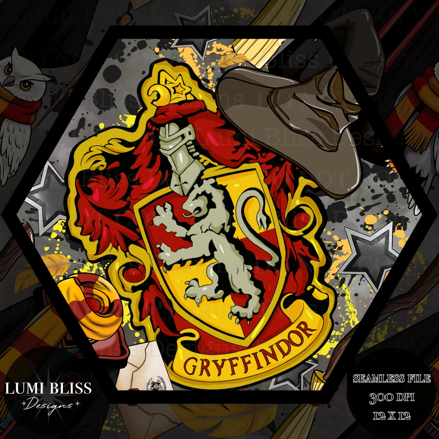 HP - Red Seamless