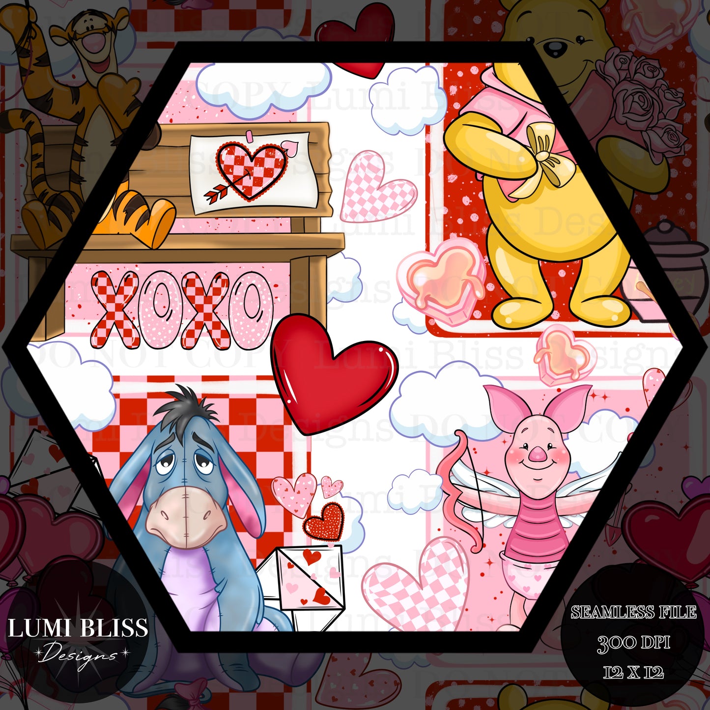 P & Friends Vday Set
