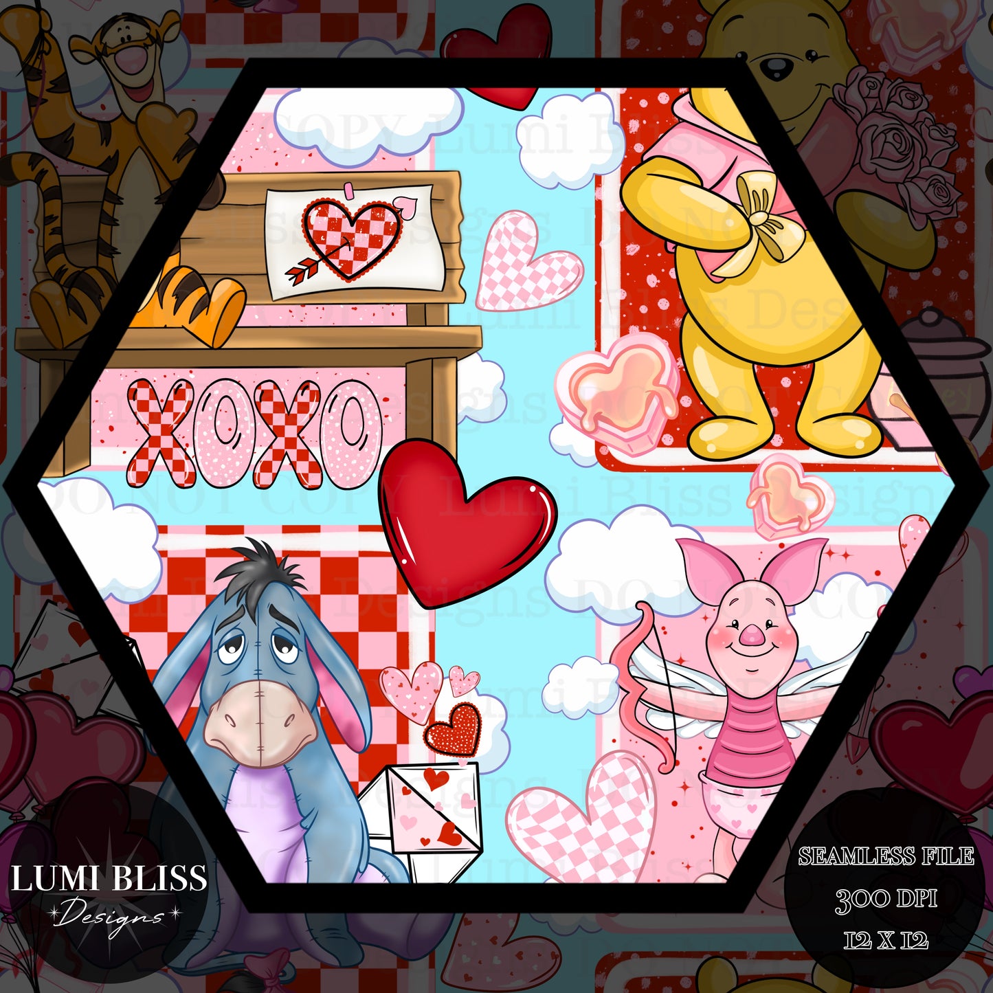 P & Friends Vday Seamless