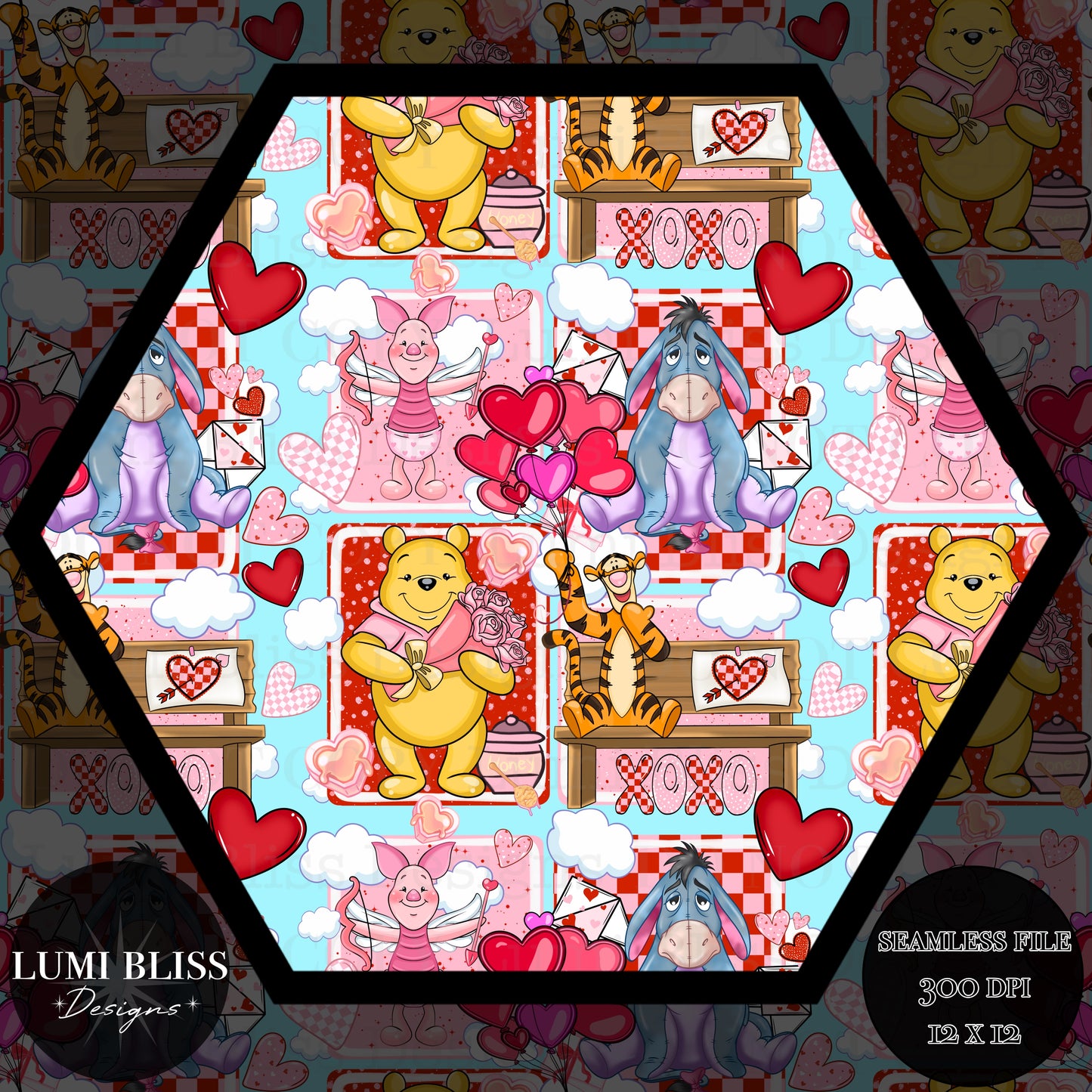 P & Friends Vday Seamless