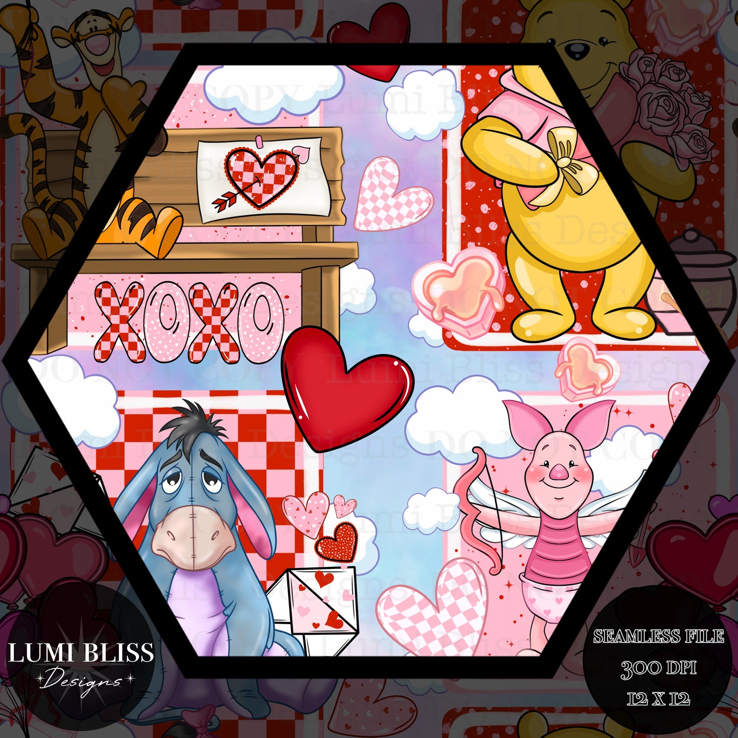 P & Friends Vday Set