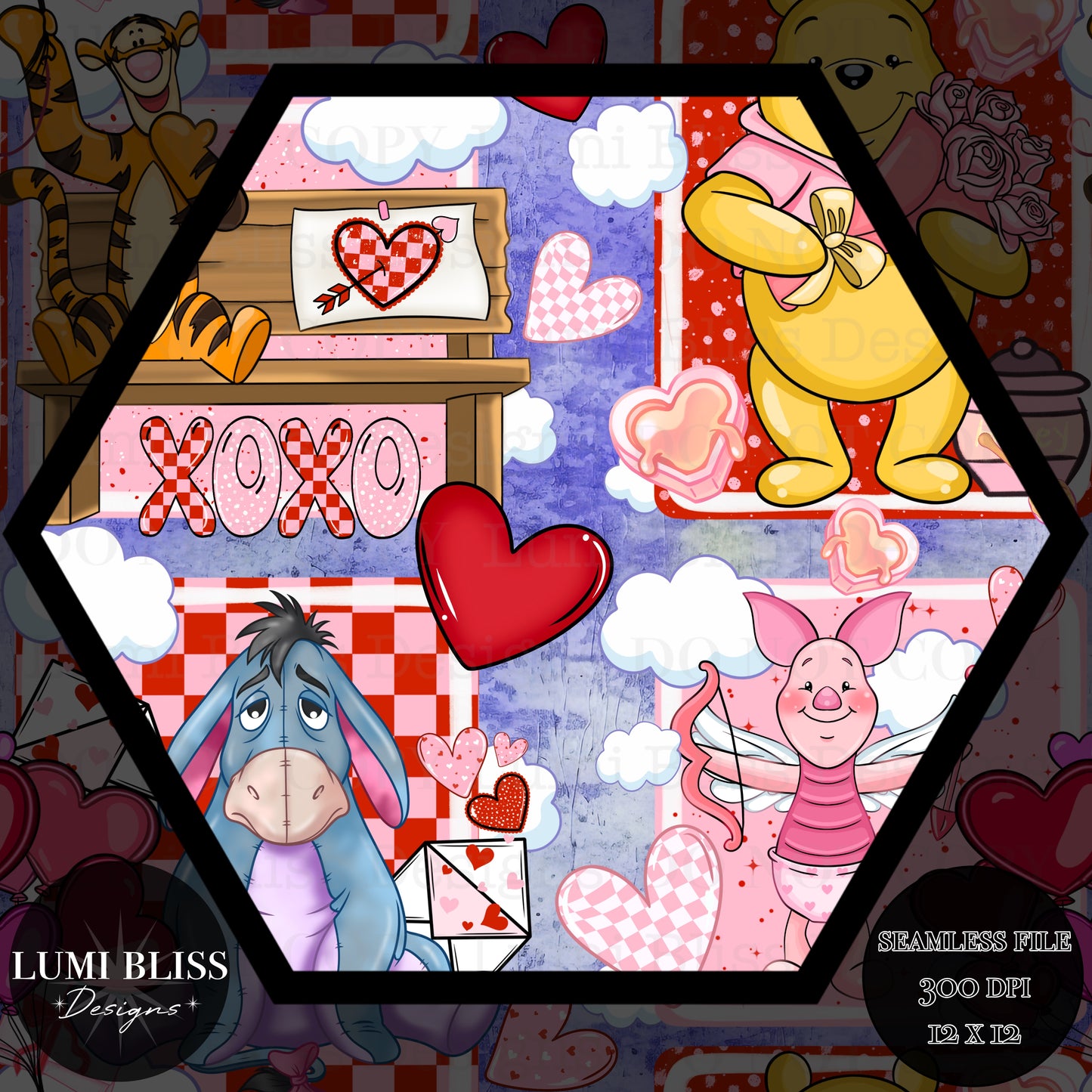 P & Friends Vday Seamless