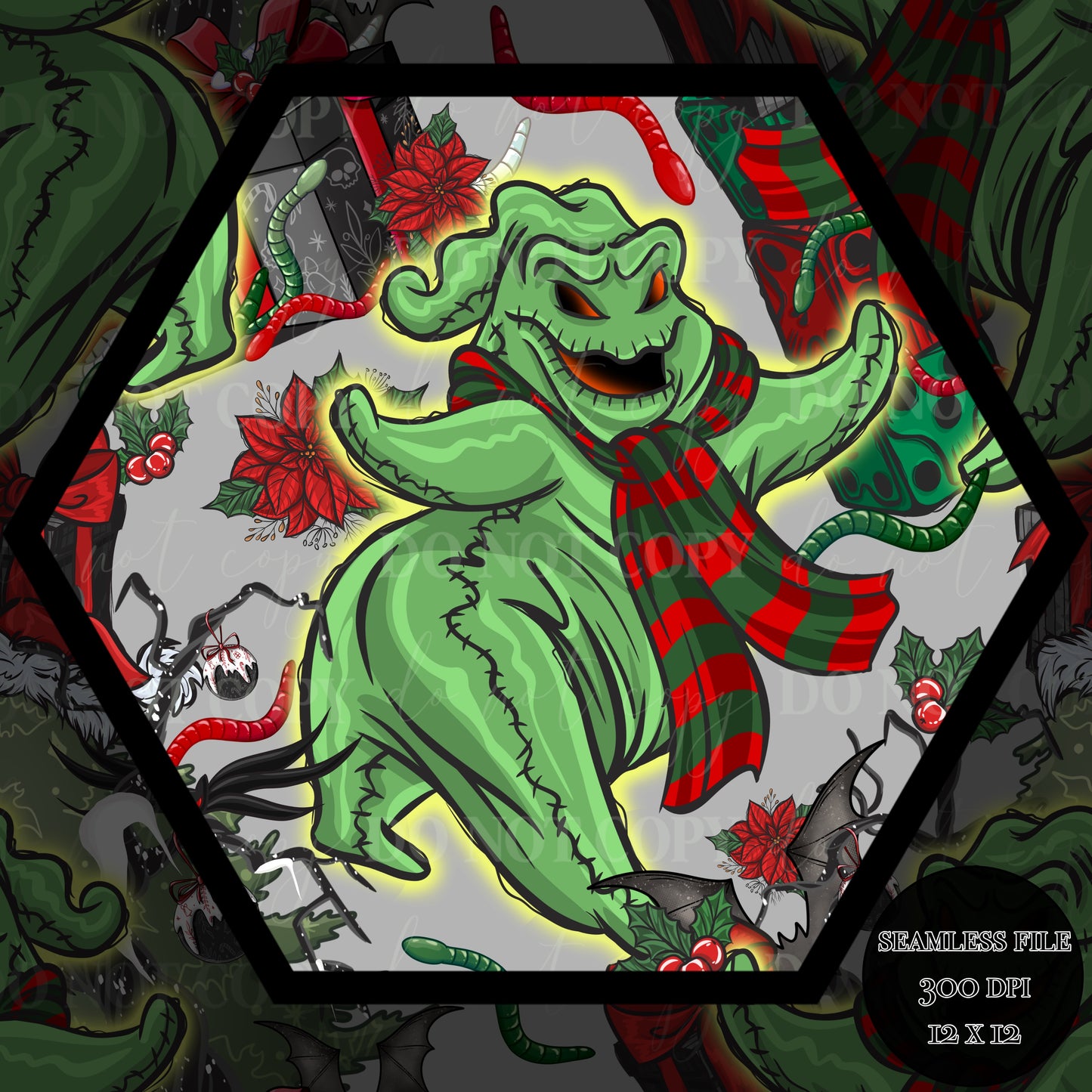 Christmas Oogie GLOW Seamless