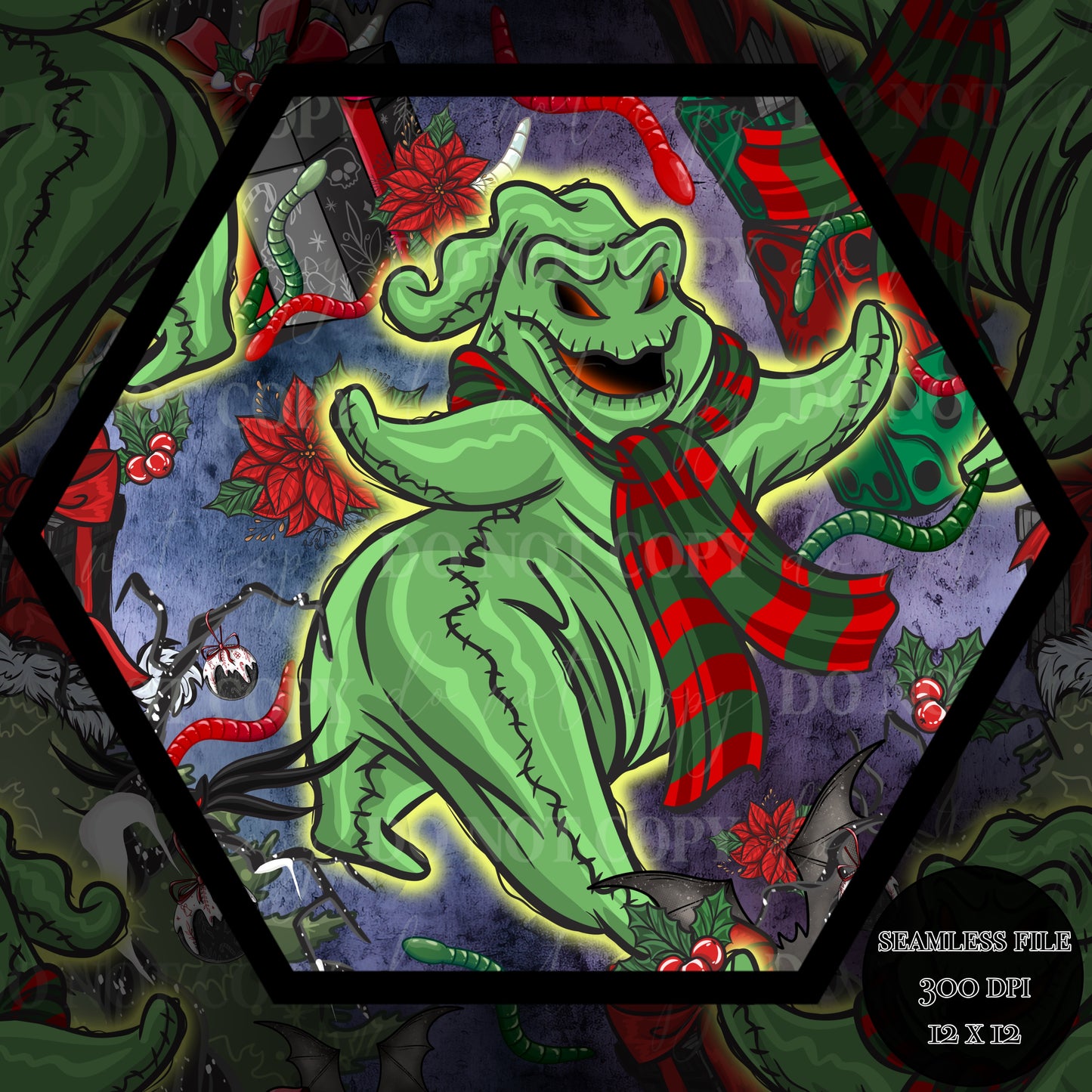 Christmas Oogie GLOW Seamless