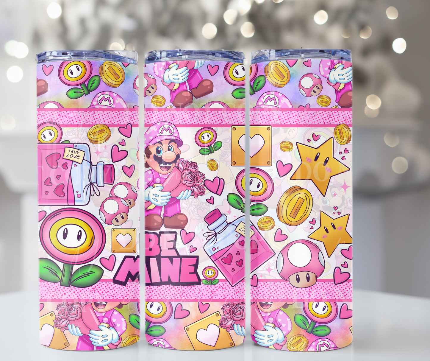 Cupid Mario Vday 20oz