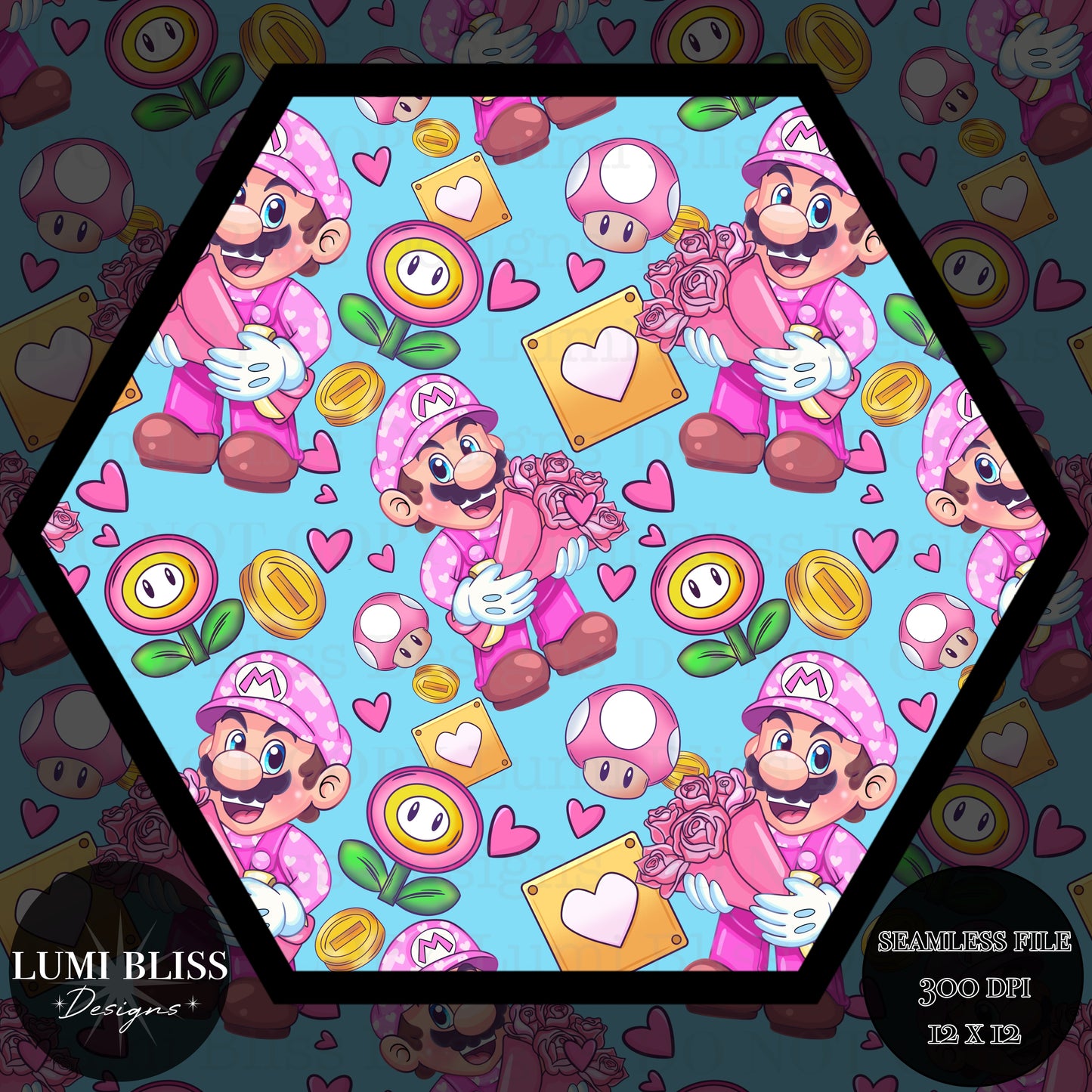 Cupid Mario Vday Set