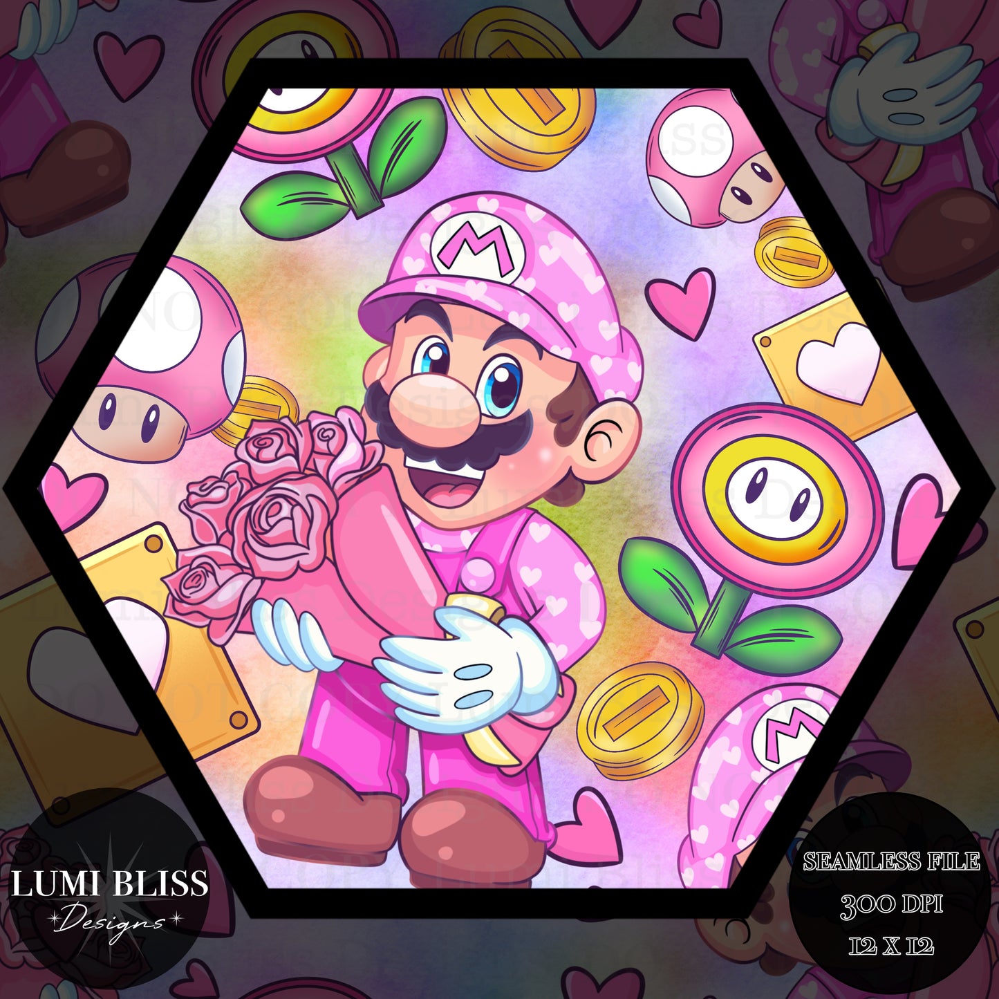 Cupid Mario Vday Set