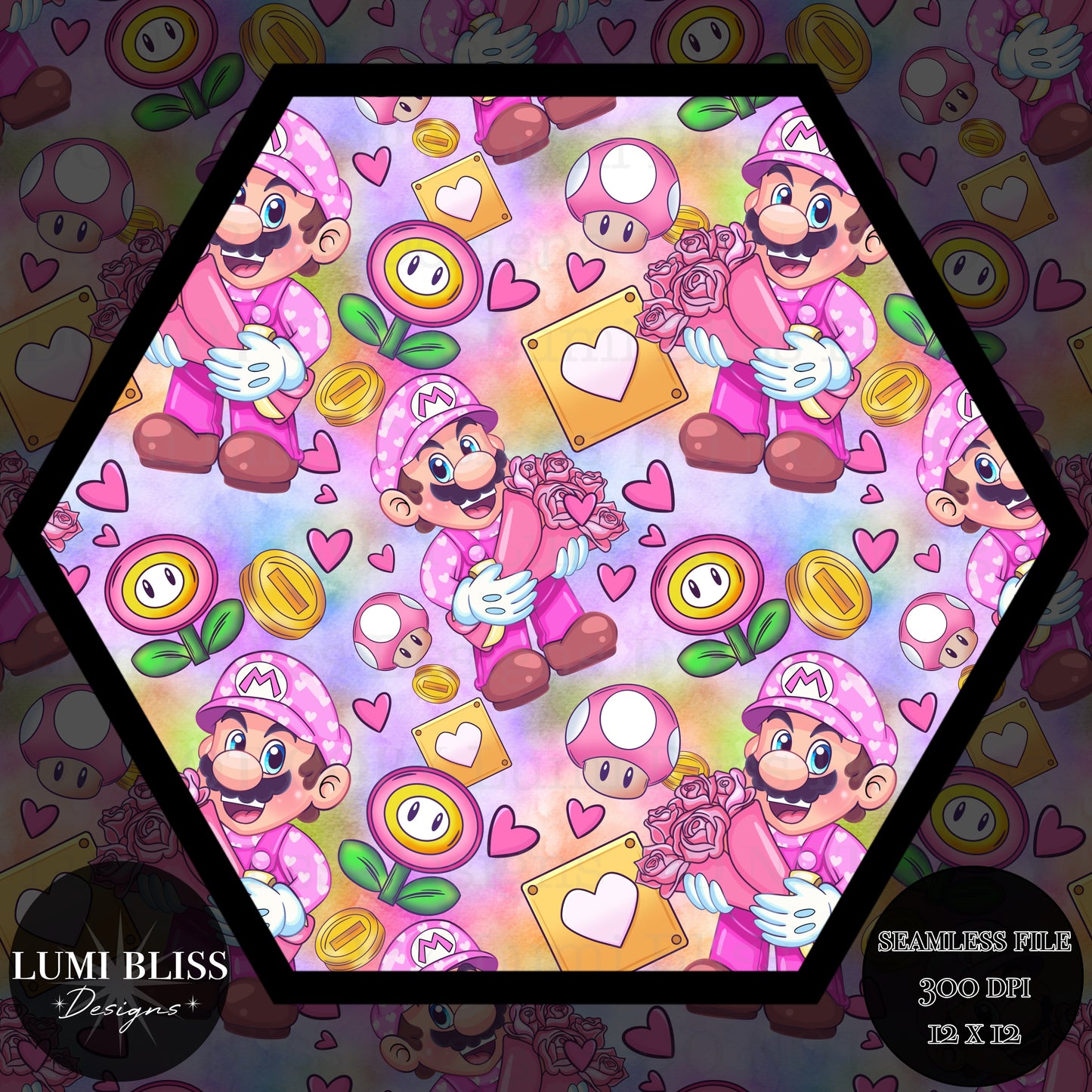 Cupid Mario Vday Set